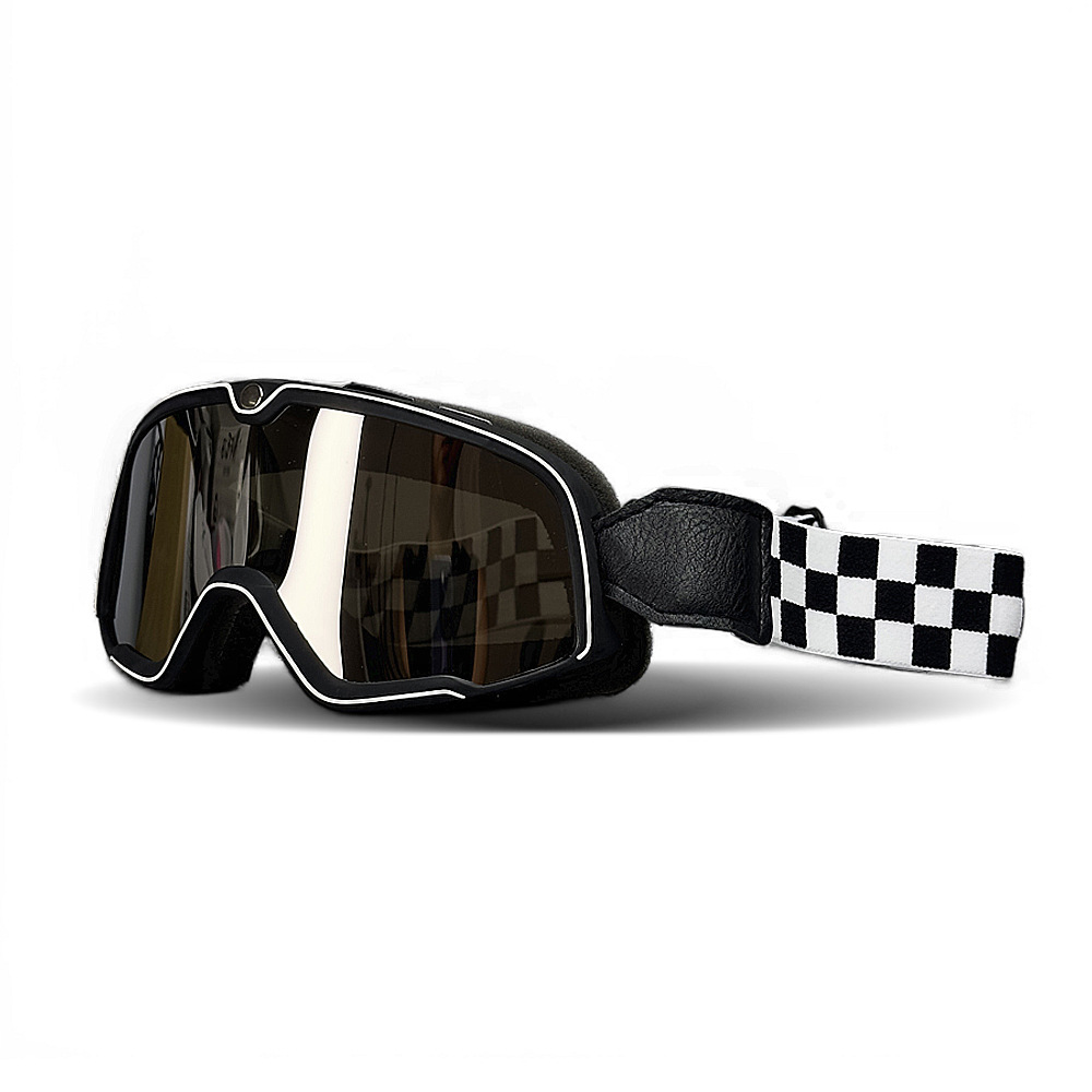 Motorcycle Gear Vintage - Retro Motorhelm Pilot Goggles Bril Winddicht