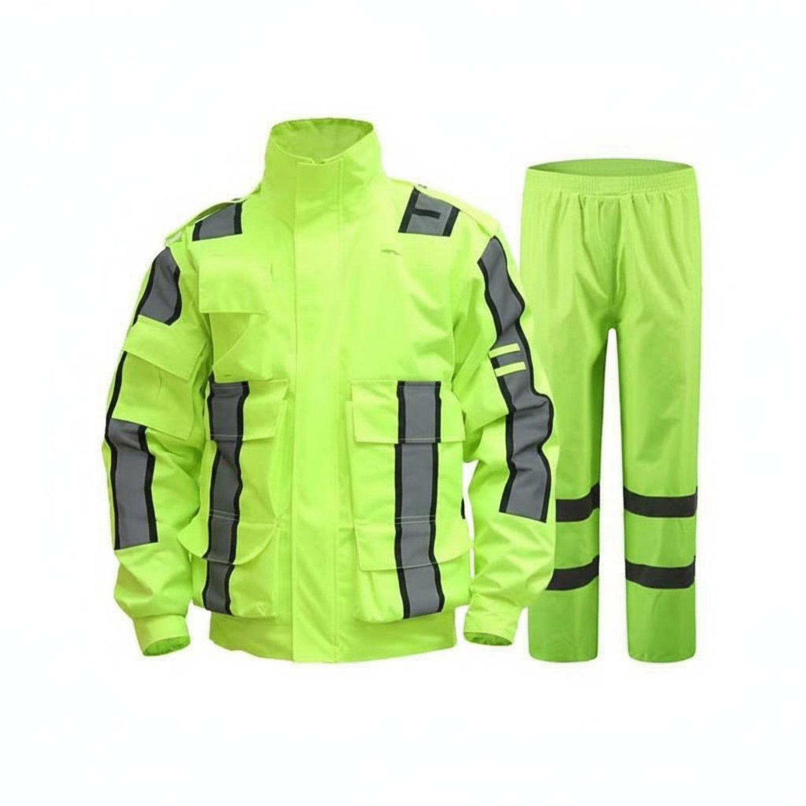 Motorcycle Rain Suit - Hoge zichtbaarheid reflecterend regenpak, waterdichte motorregenjas