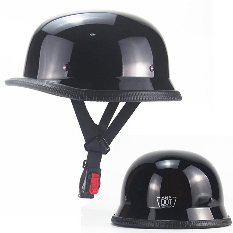 Motorcycle Gear Vintage - Vintage motorfiets kruiser helm open helm