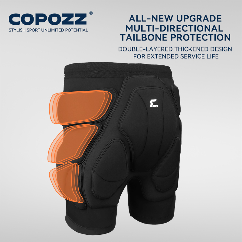 Motorcycle Gear Protection - COPOZZ Verbeterde ski-kniebeschermers Motorfiets Schaatsen Sport