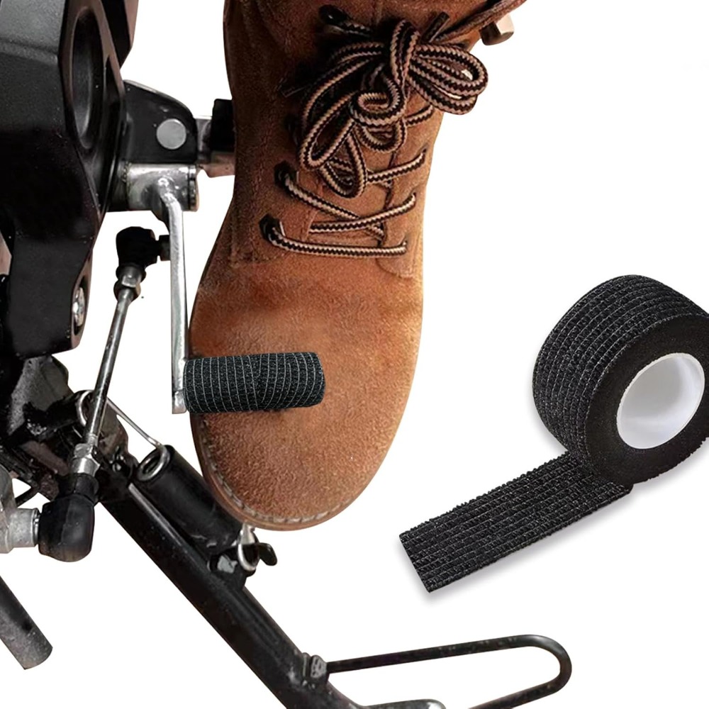 Motorcycle Gear Protection - Motorfiets schakelpookbeschermer verstelbare elastische band rubberen