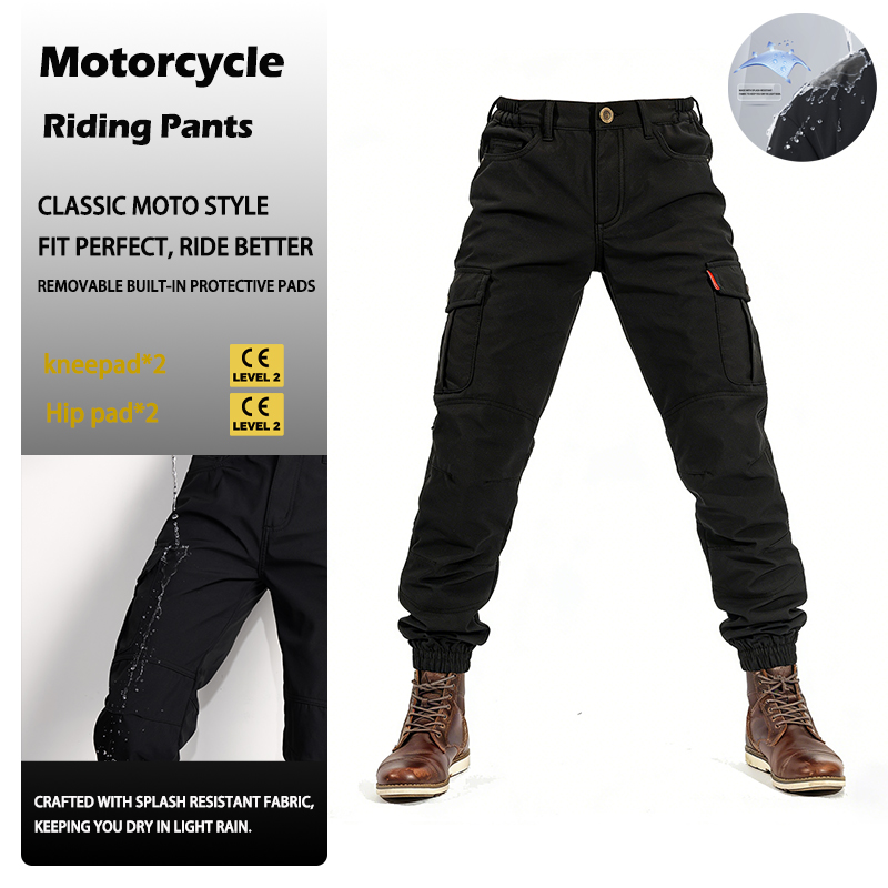 Motorcycle Rain Suit - Motorrijbroeken voor alle seizoenen, winddicht, waterdicht,