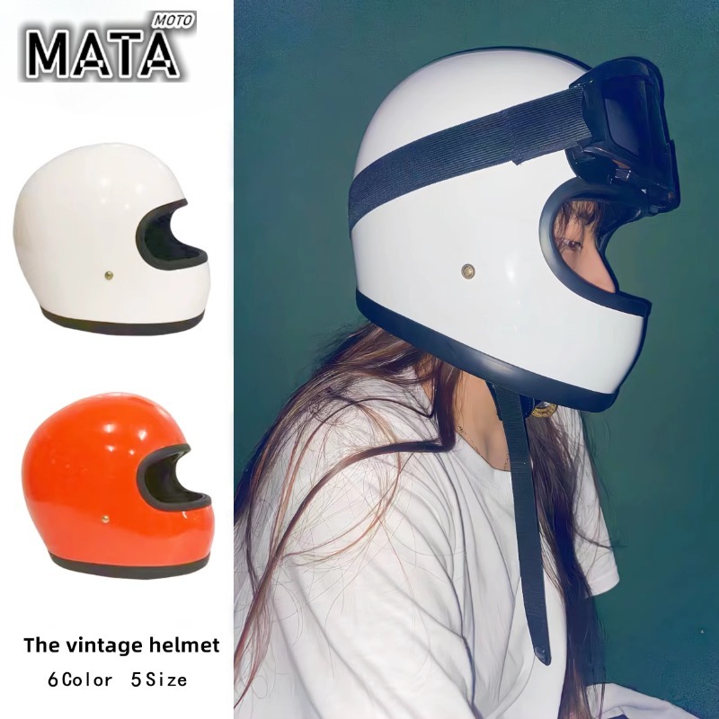 Motorcycle Gear Japan - Vintage motorhelm Japan Tech glasvezel Shell
