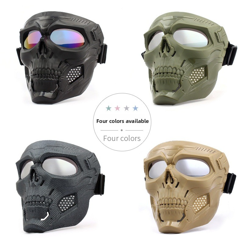 Motorcycle Gear Cycle - Schedel motorfiets volgelaatsmasker winddicht beschermend masker