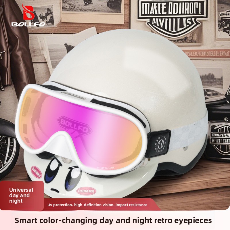 Motorbril Fotochromatische len - Motorcycle Gear Vintage recensie en prijs