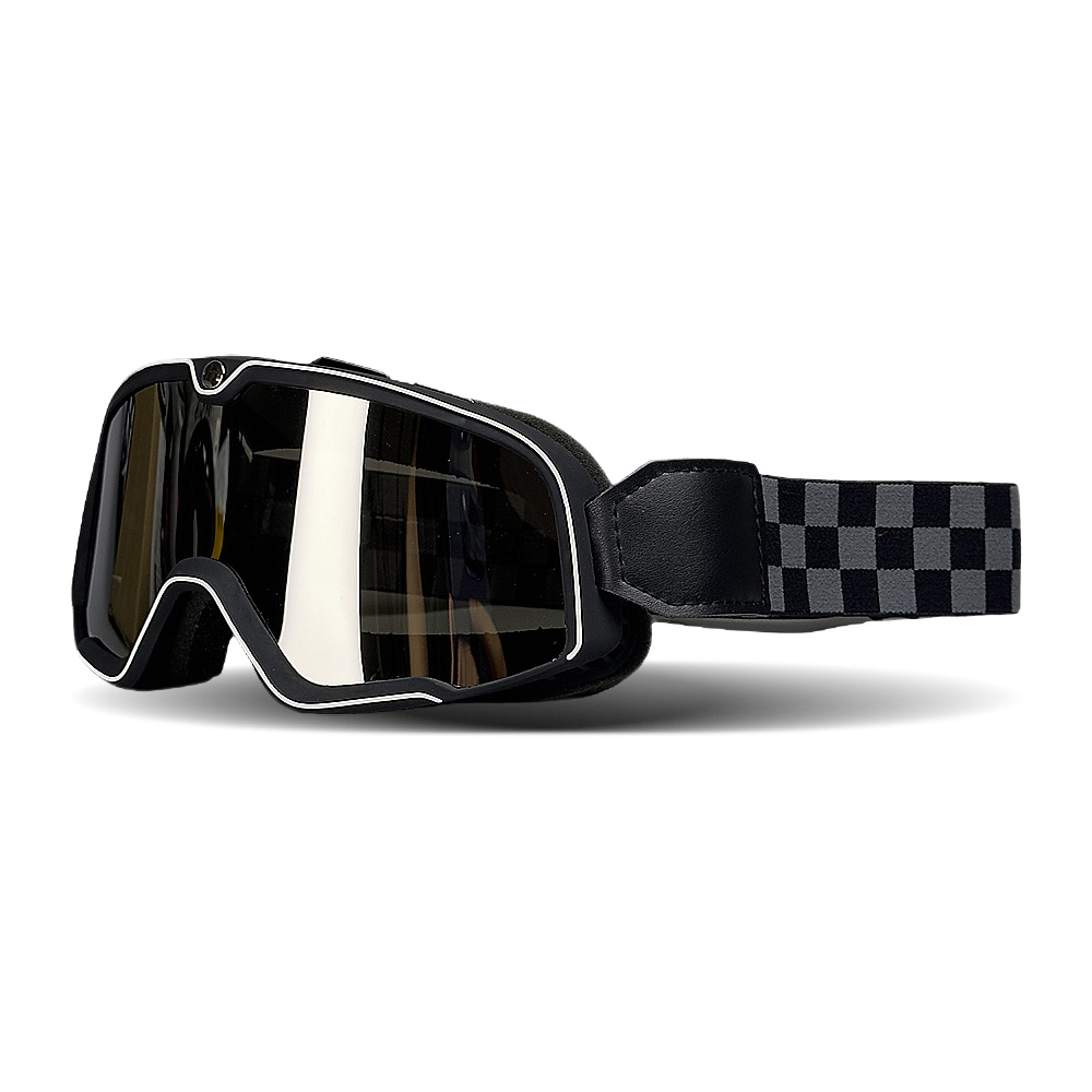 Retro Motorhelm Pilot Goggles  - Motorcycle Gear Vintage recensie en prijs