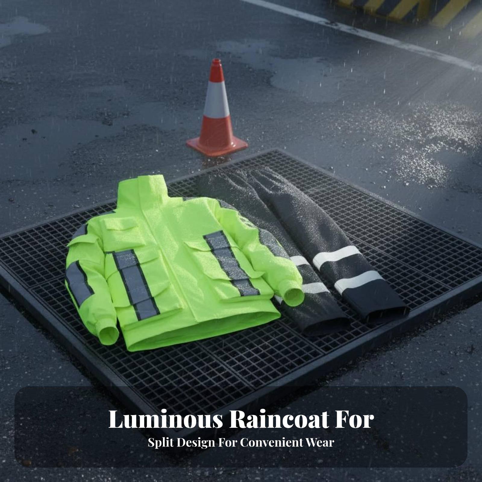 Hoge zichtbaarheid reflecteren - Motorcycle Rain Suit recensie en prijs
