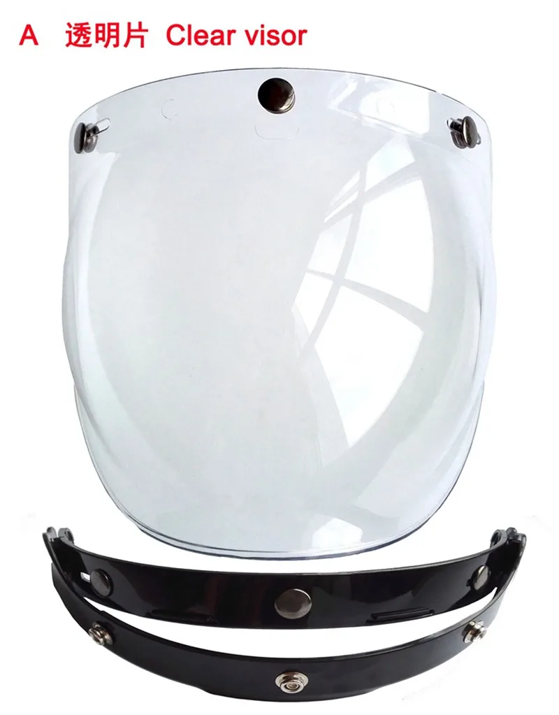 Gele kleur motorhelm vizier Bu - Motorcycle Gear Vintage recensie en prijs