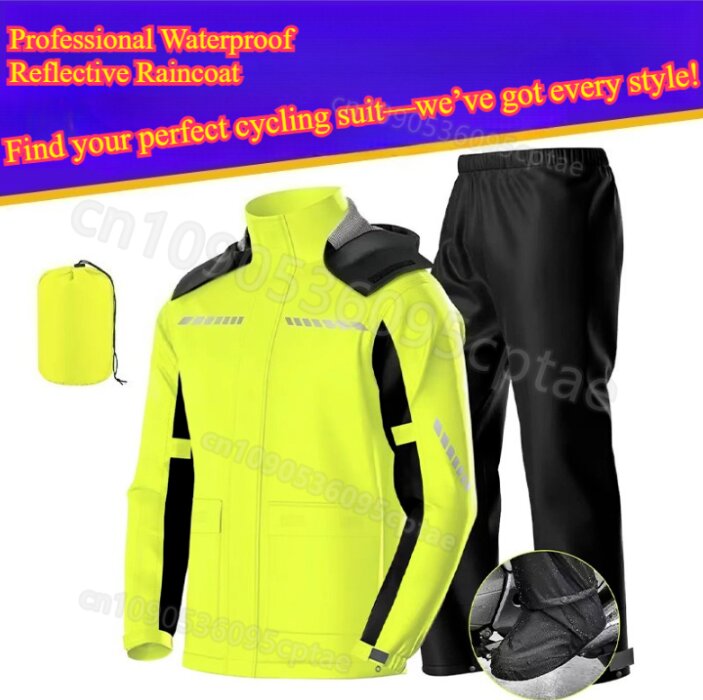 Waterdichte split-regenpak voo - Motorcycle Rain Suit recensie en prijs