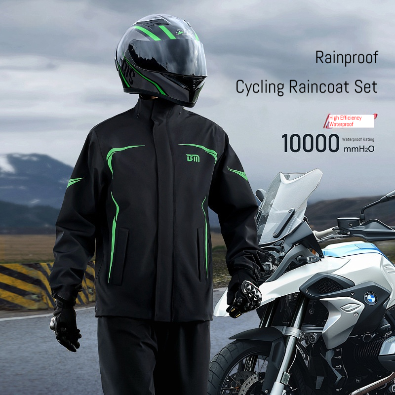 1 set regenjas, regenbroek, sp - Motorcycle Rain Suit recensie en prijs