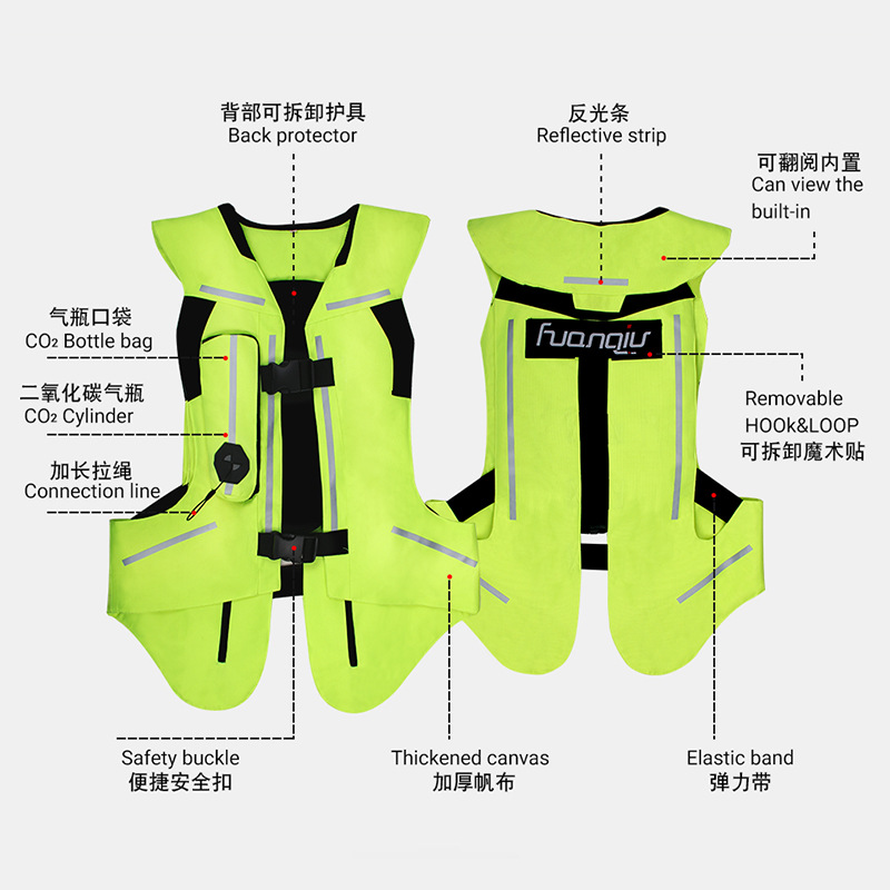 Huanqiu Airbagpak van de tweed - Motorcycle Gear With Airbag recensie en prijs